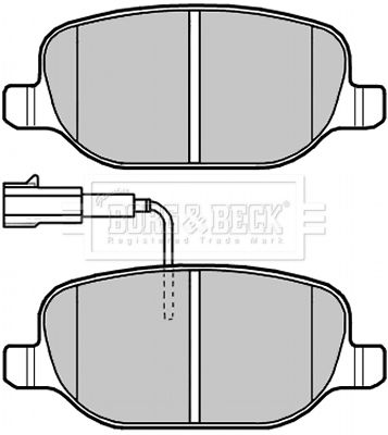 BORG & BECK Jarrupala, levyjarru BBP2279